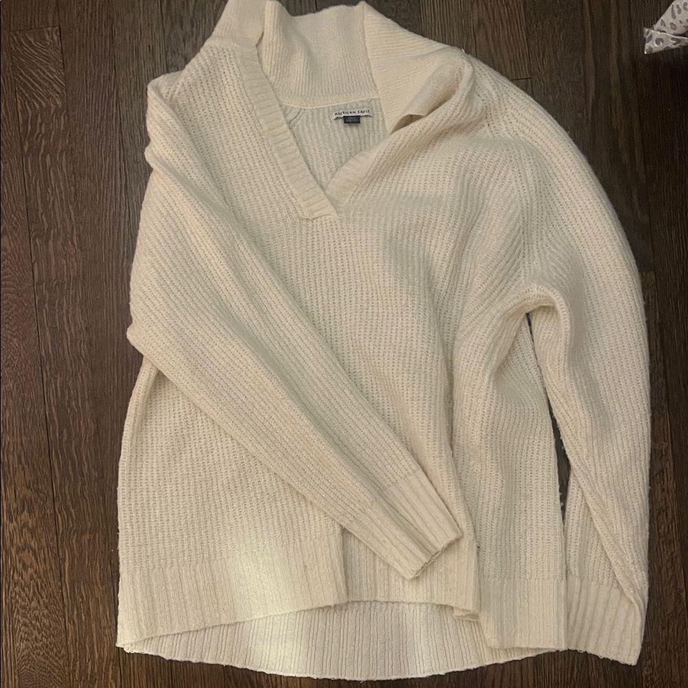 Cozy Cream Sweater Oversized